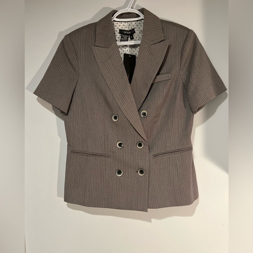 Double-breasted jacket, blazer, six buttons at the front size US 12